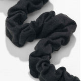 super soft organic cotton gathered headbands for wholesale, boutiques, retail, b2b #color_black