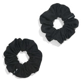 best selling black cotton scrunchies - organic cotton and plastic-free for retail, wholesale #color_all-black