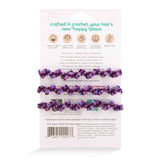 Apothecary clean beauty hair ties purple no damage no friction organic #color_purple-frost