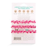 B2B crochet hair ties pink red impulse display sustainable #color_hot-jam