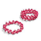 Wholesale pink hair ties clean beauty organic cotton #color_hot-jam