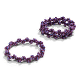 Spa retail hair accessories purple no tension no damage organic #color_purple-frost