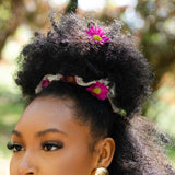 oversize scrunchie for thick, curly, kinky hair wholesale #color_coconut-milk
