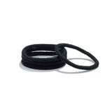 wholesale strong black hair ties - plastic-free accessories #color_black