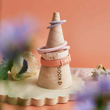 Product Image of KOOSHOO plastic-free round hair ties mini  pastel blooms #color_pastel-blooms