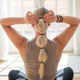 Image of KOOSHOO plastic-free round hair ties mini dark hues #color_black