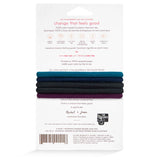 Back Image of KOOSHOO plastic-free round hair ties mondo 5 pack dark hues	#color_dark-hues