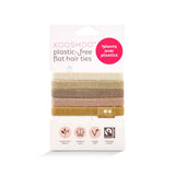 wholesale b2b organic and plastic-free hair ties for blond hair. Consciously created, using fair rubber and certified fair trade #color_blond