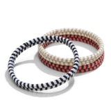 Bracelet hair ties retail display organic cotton plastic-free
 #color_wanderlust