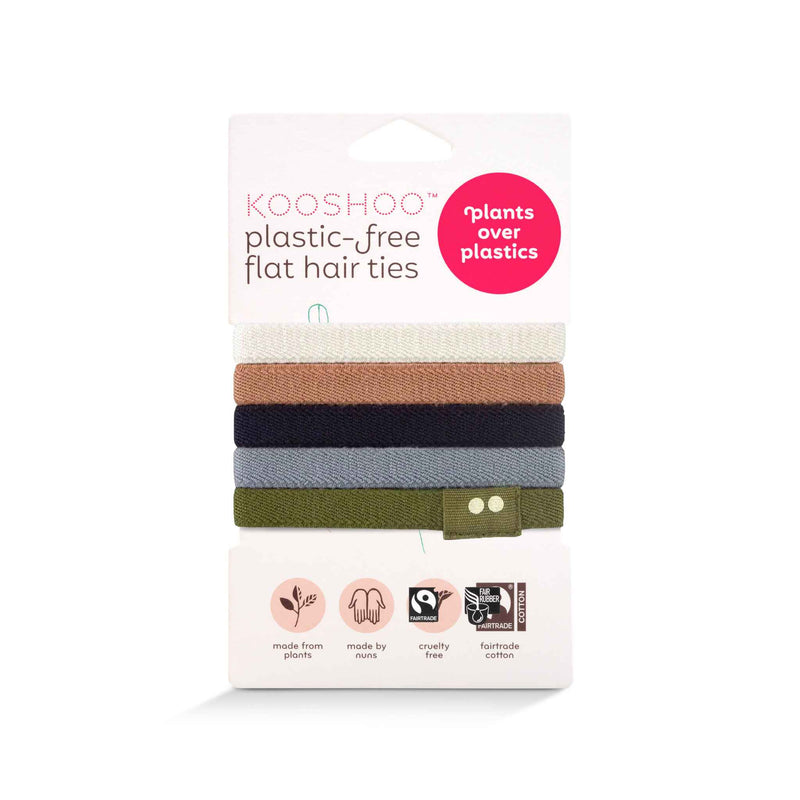 B2B Wholesale pantone spring classics hair-tie pack. Certified organic and 100% biodegradable within 3-10 years. Created in a social good enterprise with fair rubber #color_classics