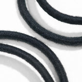 Wholesale mini hair ties children organic cotton no snag #color_black