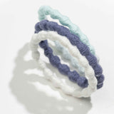 Wholesale no crease hair ties organic cotton fairtrade high margin #color_ocean-pearl