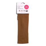 wholesale brown organic cotton workout headbands #color_cocoa-brown