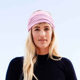 wholesale pink bandana headband #color_pink-mist