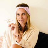 b2b wholesale pink headband organic cotton #color_pink-mist