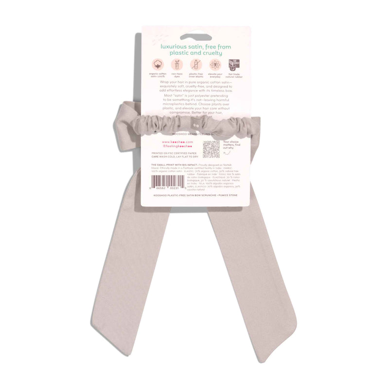 wholesale organic cotton ethical sustainable hair accessories #color_pumice-stone