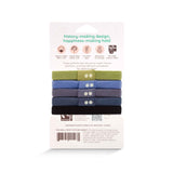 bulk plastic-free sustainable eco hair ties - best selling hair accessories #color_sea-to-sky