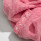 brushed soft organic scrunchie no-damage, no-pull, no-snag, no-metal #color_flamingo