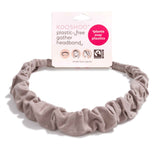 plastic-free gather headband by kooshoo - scrunchie head wrap #color_atmosphere