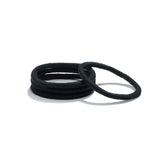 wholesale strong black hair ties - plastic-free accessories #color_black