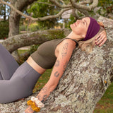 B2B Wholesale dance headbands organic cotton #color_wild-beet