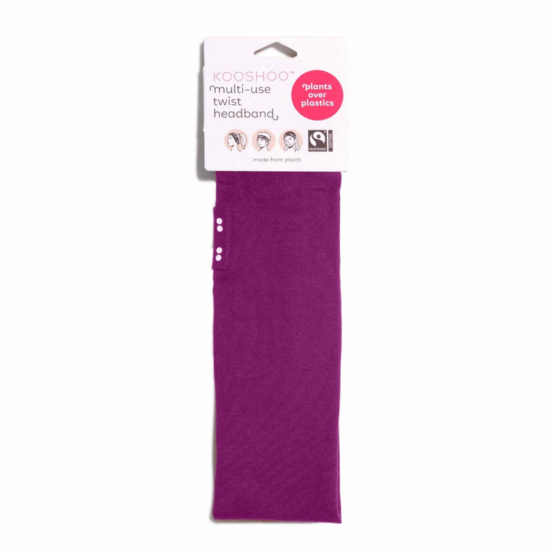 wholesale bulk organic cotton headbands #color_wild-beet