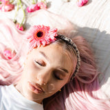 plastic-free organic cotton gathered head wrap by KOOSHOO - #color_atmosphere