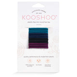 Front Image of KOOSHOO plastic-free round hair ties mini 12 pack dark hues	#color_dark-hues