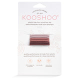 Front Image of KOOSHOO plastic-free round hair ties mini 6 pack pack earth tints	#color_earth-tints