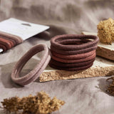 Product Image of KOOSHOO plastic-free round hair ties mondo 8 pack earth tints	#color_earth-tints